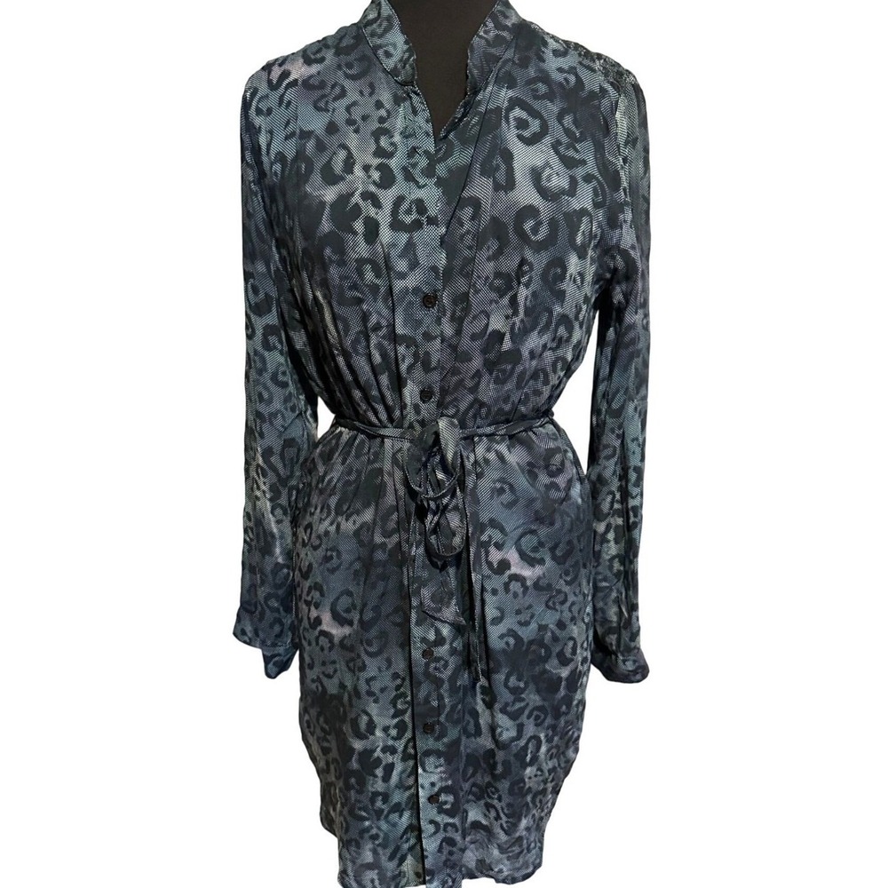 Cloth & Stone for Anthropologie – Cheetah Print Wrap Dress – Size‎ L